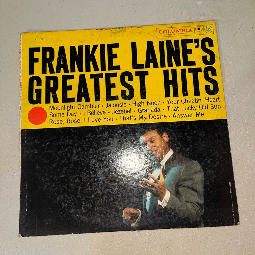 Frankie Laine Greatest Hits Vinyl Album